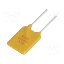 20 pcs : RG500-16 - Fuse: PTC polymer, 5A, 5.1mm, Ø0.81x7.6mm