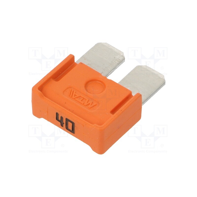 10 pcs : 602940 - Fuse: fuse, 40A, 32VDC, automotive, 16.2mm