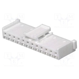 10 pcs : 51103-1200 - Plug, wire-wire/PCB, female, 2.5mm, PIN: 12, w/o contacts, straight