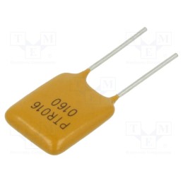 20 pcs : PTR016V0160-BK - Fuse: PTC polymer, 1.6A, Imax: 40A, THT, PTR016V, bag