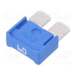 10 pcs : 602960 - Fuse: fuse, 60A, 32VDC, automotive, 16.2mm