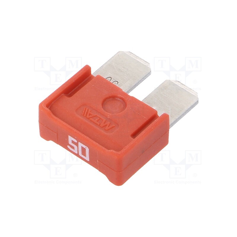 10 pcs : 602950 - Fuse: fuse, 50A, 32VDC, automotive, 16.2mm