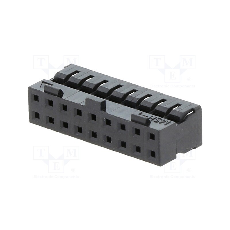 10 pcs : 511101851 - Plug, wire-wire/PCB, female, Milli-Grid, 2mm, PIN: 18, for cable