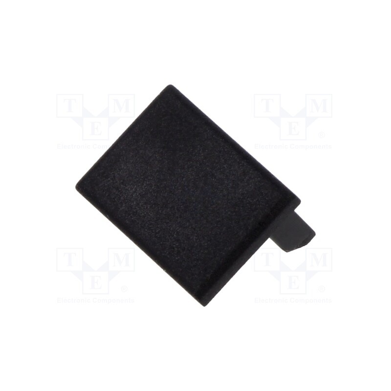 10 pcs : C24337C07 - Cap for LED profiles, black, PDS-4-PLUS