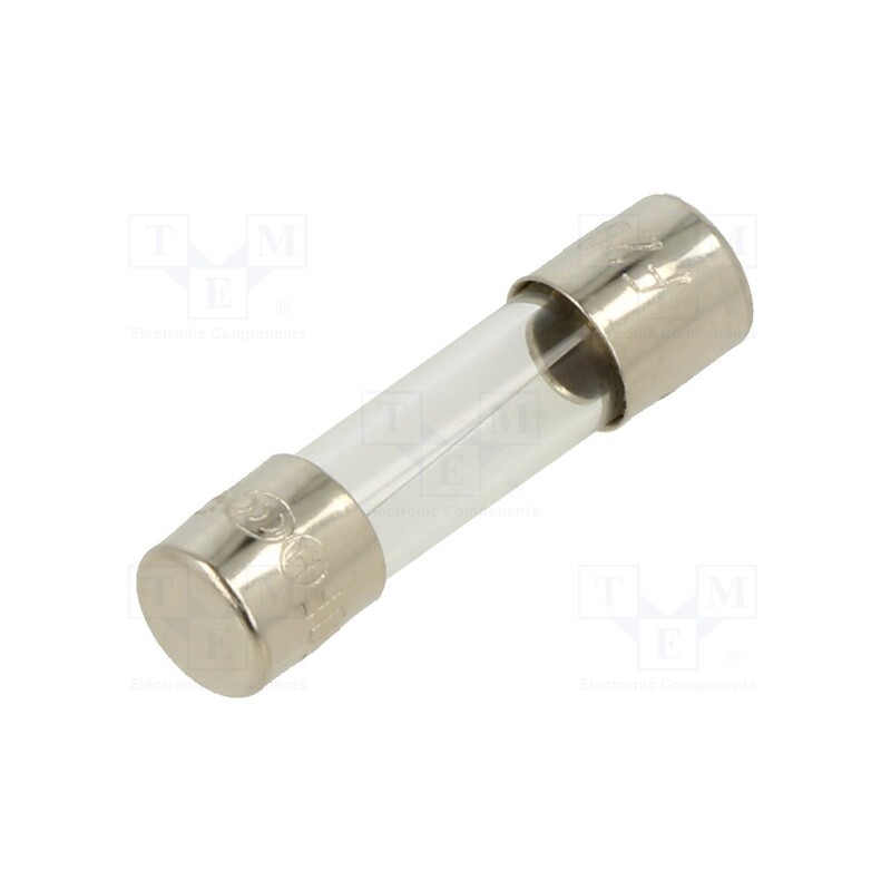 10 pcs : FSD-200MA - Fuse: fuse, quick blow, 200mA, 250VAC, glass, 5x20mm, brass, bulk