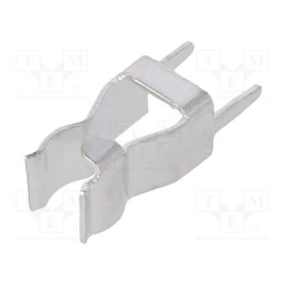 50 pcs : 52100001009 - Fuse clips, cylindrical fuses, PCB, 6.3A, Plating: tinned, 500V