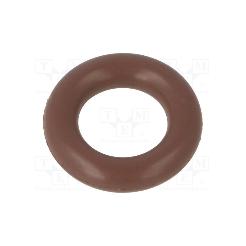 50 pcs : 01-0005.00X2 ORING 80FPM BROWN - O-ring gasket, FPM, Thk: 2mm, Øint: 5mm, brown, -20÷200°C