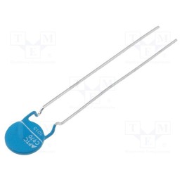 10 pcs : B59970C0120A070 - Fuse: PTC thermistor, 150mA, 24V, ceramic, 5mm, Ø0.6x35mm