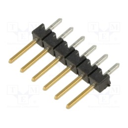 10 pcs : 5-146280-6 - 06 MODII HDR SRST B/A .100CL