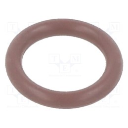 50 pcs : 01-0007.00X1.5 ORING 80FPM BROWN - O-ring gasket, FPM, Thk: 1.5mm, Øint: 7mm, brown, -20÷200°C