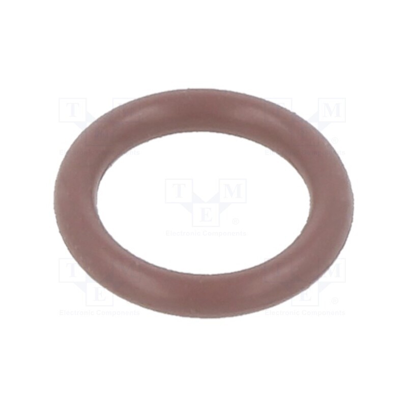 50 pcs : 01-0007.00X1.5 ORING 80FPM BROWN - O-ring gasket, FPM, Thk: 1.5mm, Øint: 7mm, brown, -20÷200°C