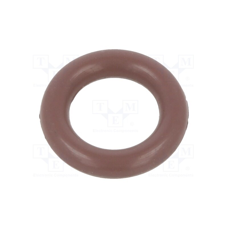 50 pcs : 01-0006.00X2 ORING 80FPM BROWN - O-ring gasket, FPM, Thk: 2mm, Øint: 6mm, brown, -20÷200°C
