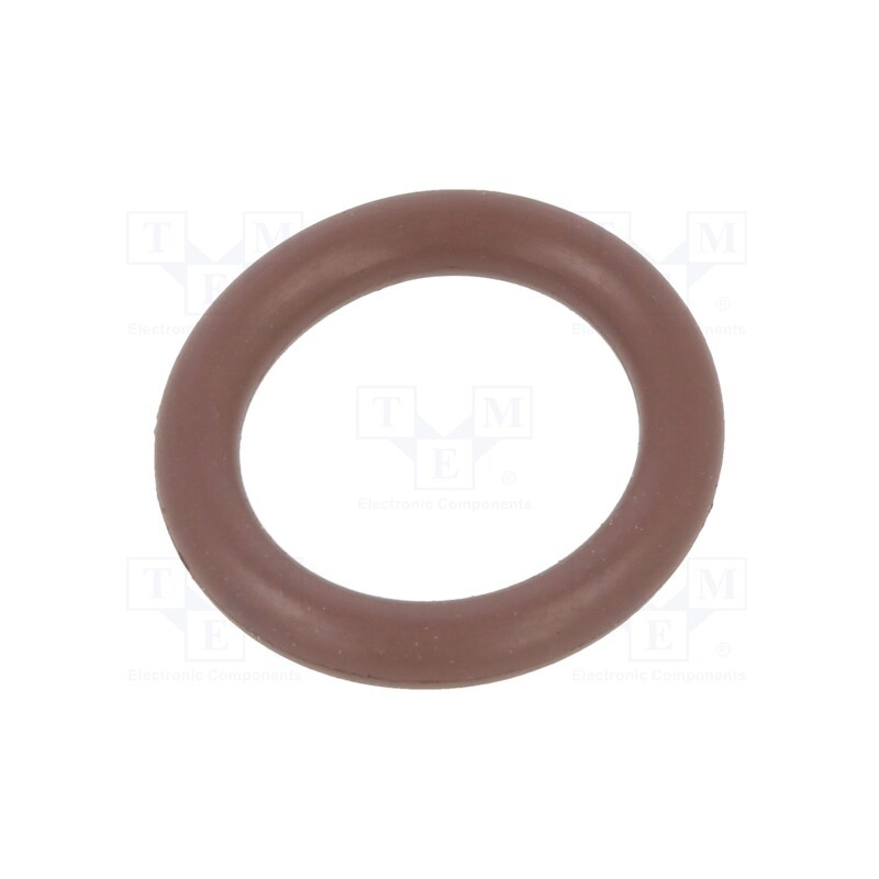 50 pcs : 01-0009.00X2 ORING 75FPM BROWN - O-ring gasket, FPM, Thk: 2mm, Øint: 9mm, brown, -20÷200°C
