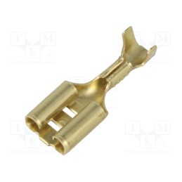 20 pcs : 5-160506-1 - Terminal: flat, 6.3mm, 0.8mm, female, 0.5÷1.5mm2, crimped, straight