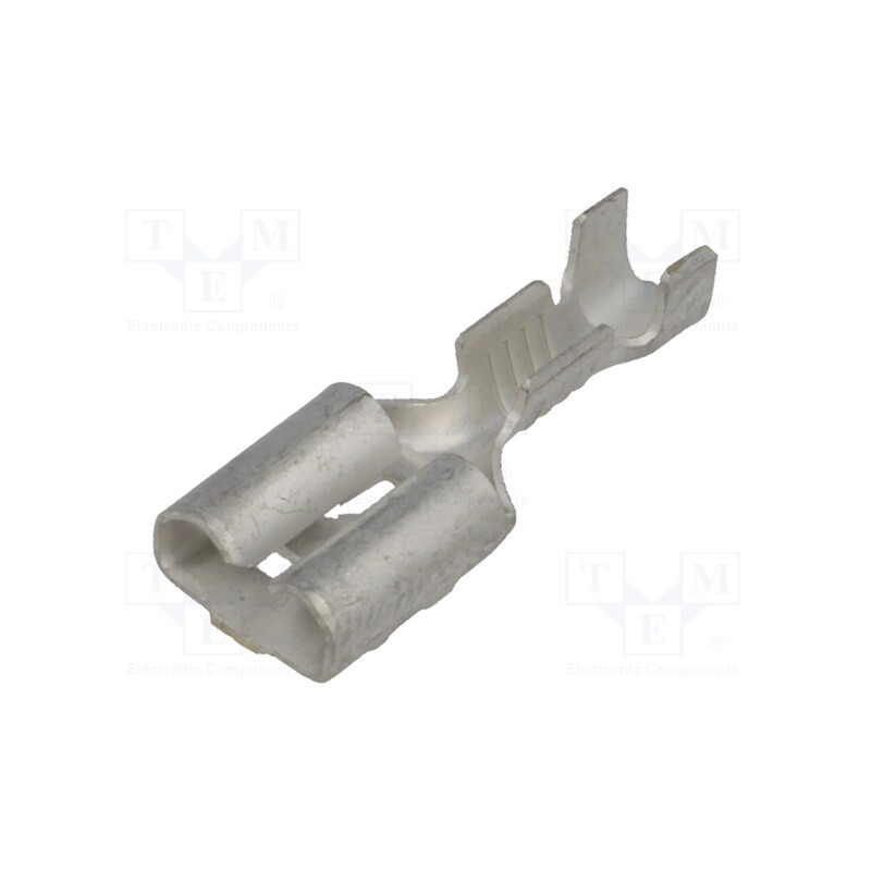 10 pcs : 5-160667-2 - Terminal: flat, 6.3mm, 0.8mm, female, 0.5÷1.5mm2, crimped, straight