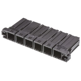 1 pcs - TE Connectivity, Dynamic 5000 Female Connector Housing, 10.16mm Pitch, 6 Way, 1 Row