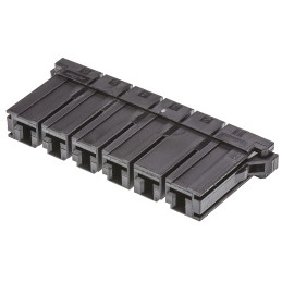 1 pcs - TE Connectivity, Dynamic 5000 Female Connector Housing, 10.16mm Pitch, 6 Way, 1 Row