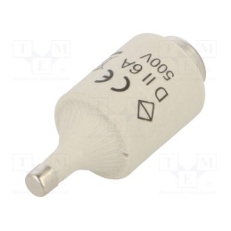 10 pcs : LE27F06 - Fuse: fuse, gG,quick blow, 6A, 500VAC, DII