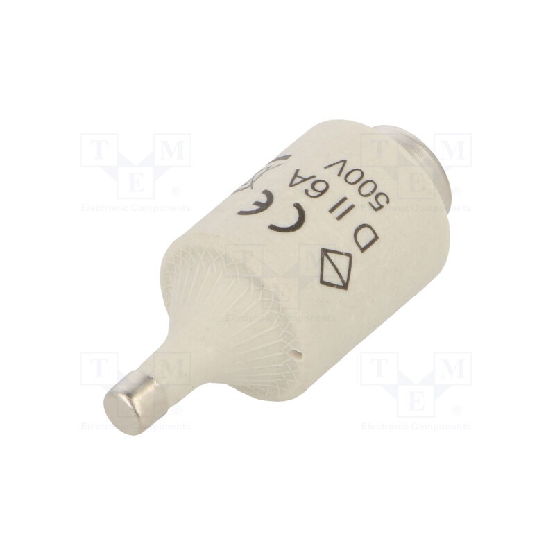 10 pcs : LE27F06 - Fuse: fuse, gG,quick blow, 6A, 500VAC, DII