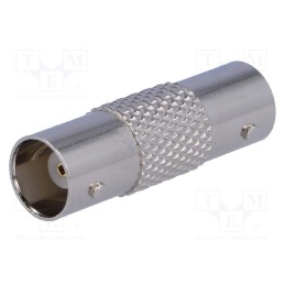 10 pcs : 5-1634534-1 - Coupler, BNC socket x2, straight, 50Ω, polymethylpentene