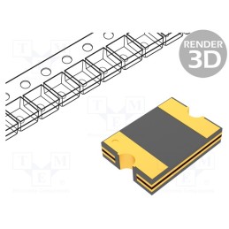 20 pcs : MF-MSMF050-2 - Fuse: PTC polymer, 500mA, Imax: 100A, PCB,SMT, MF-SM, 1812, reel