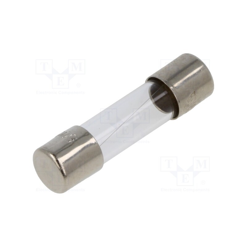 10 pcs : BK1-GMA-500-R - Fuse: fuse, quick blow, 500mA, 250VAC, cylindrical,glass, 5x20mm