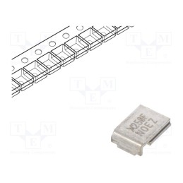 10 pcs : RF0313-000 - Fuse: PTC polymer, 2.5A, 15V, 15VDC, SMD, SMD, tinned