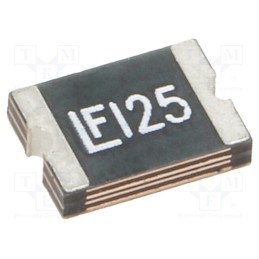 10 pcs : 1812L125/16DR - Fuse: PTC polymer, quick blow, 1.25A, 16V, 16VDC, SMD, 1812L