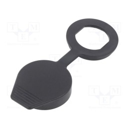 10 pcs : 2.904.006 - Dust cover, elastomer thermoplastic TPE, black, M24