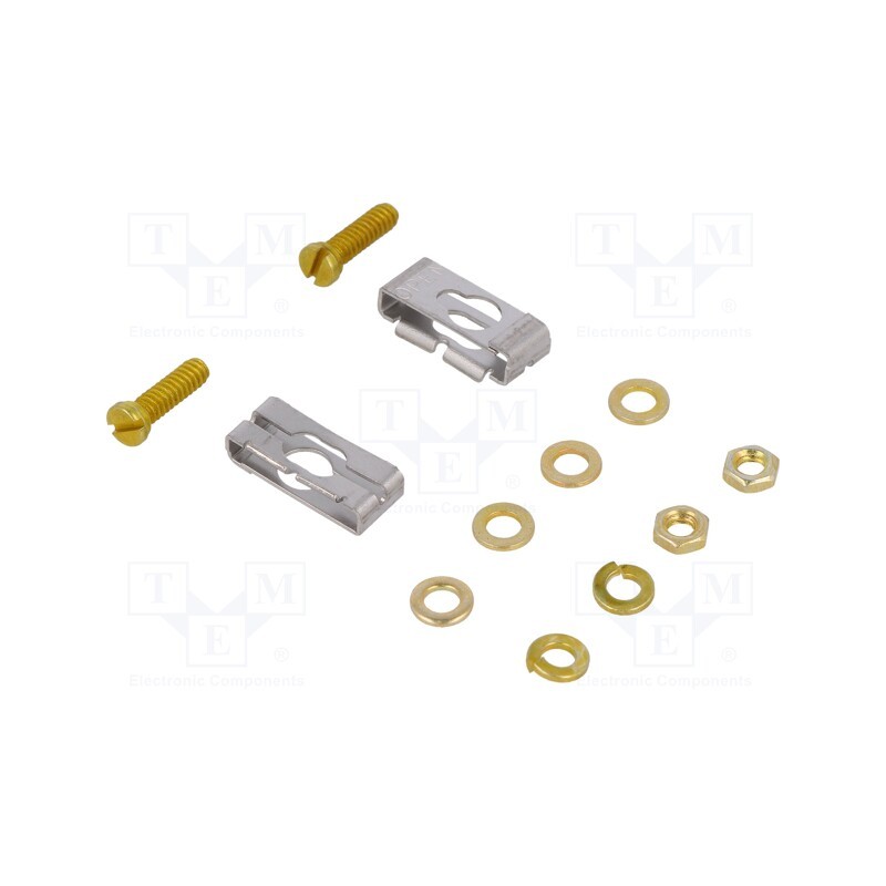 10 pcs : 5206942-1 - Locking element, Locking: slide latch, Thread: UNC 4-40