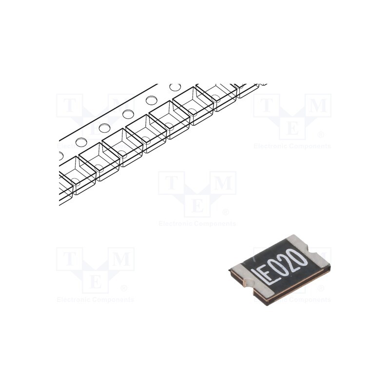 10 pcs : 1812L020PR - Fuse: PTC polymer, quick blow, 0.2A, 30V, 30VDC, SMD, 1812L