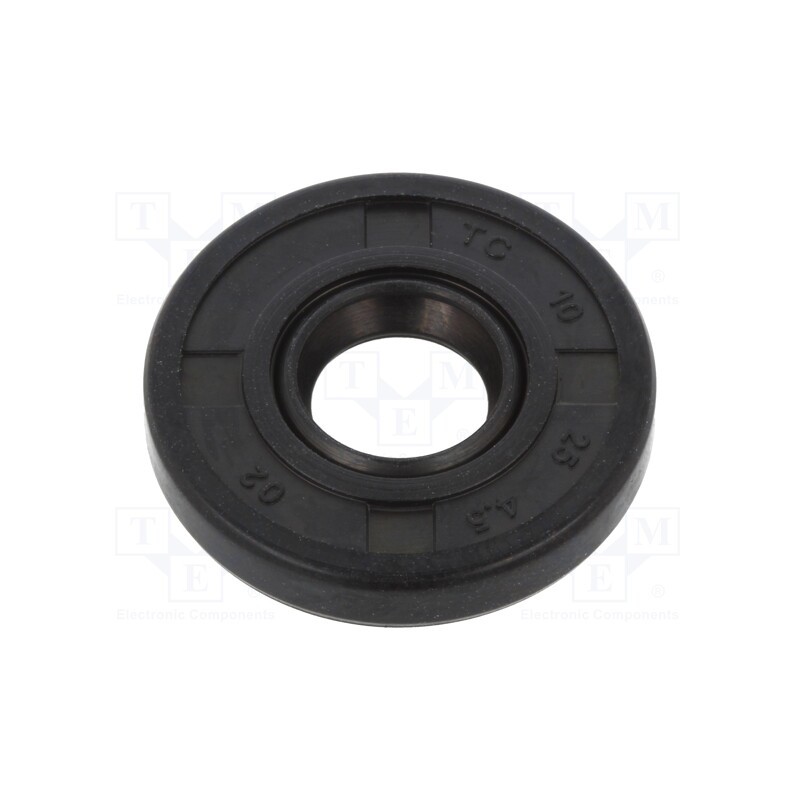 10 pcs : 03-010.00X025.0X4.5 SIMERING AO TC NBR - Oil seal, NBR rubber, Thk: 4.5mm, -40÷100°C, Shore hardness: 70