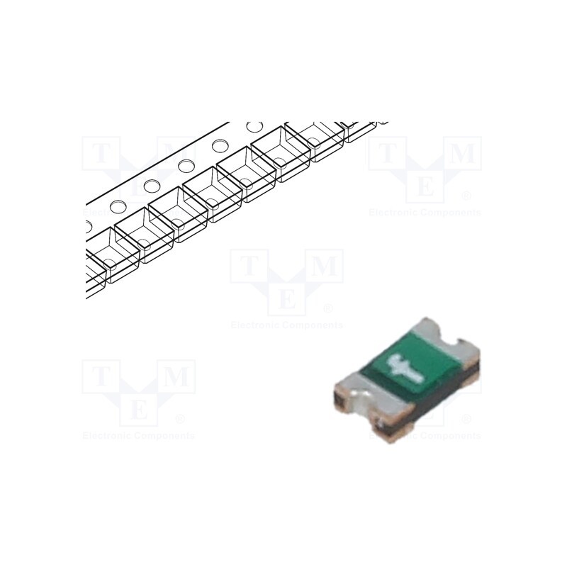 50 pcs : 0ZCM0020FF2G - Fuse: PTC polymer, 200mA, Imax: 40A, 0ZCM, 0603