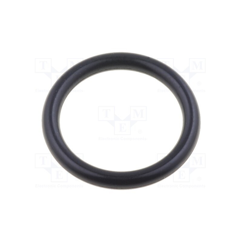 50 pcs : 53001010 - O-ring gasket, NBR rubber, Thk: 1.5mm, Øint: 10mm, PG7, black