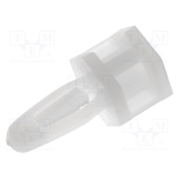 50 pcs : TCBS-4-01 - Assembly stud, polyamide, L: 6.4mm, screwed fole,snap fastener