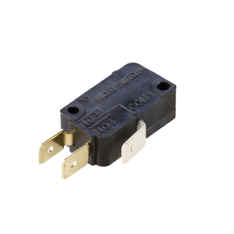 1 pcs - Honeywell Pin Plunger Micro Switch, Quick Connect Terminal, 15 A, SP-CO