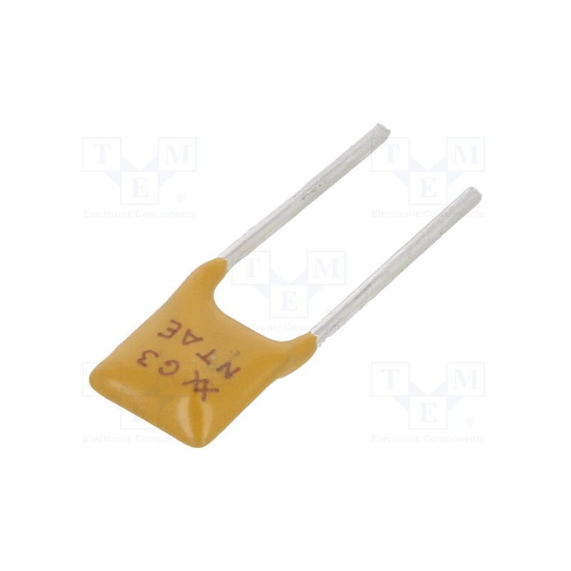 10 pcs : RF3202-000 - Fuse: PTC polymer, 2.5A, 5.8mm