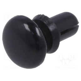 50 pcs : 8G4013.0X3.0B - Rivet, polyamide, L.rivet: 4.5mm, Panel cutout diam: 3.1mm, black