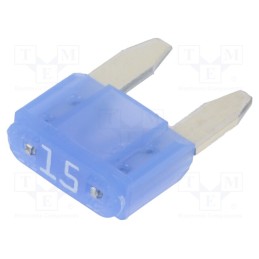 20 pcs : 0297015.L - Fuse: fuse, 15A, 32VDC, push-in, automotive, 10.9mm, silver alloy