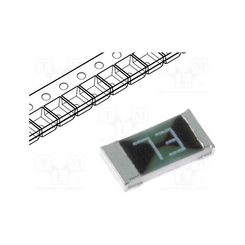 10 pcs : 154000.3,15 - Fuse: fuse, ultra rapid, 3.15A, 63V, SMD, ceramic, 1206, bag
