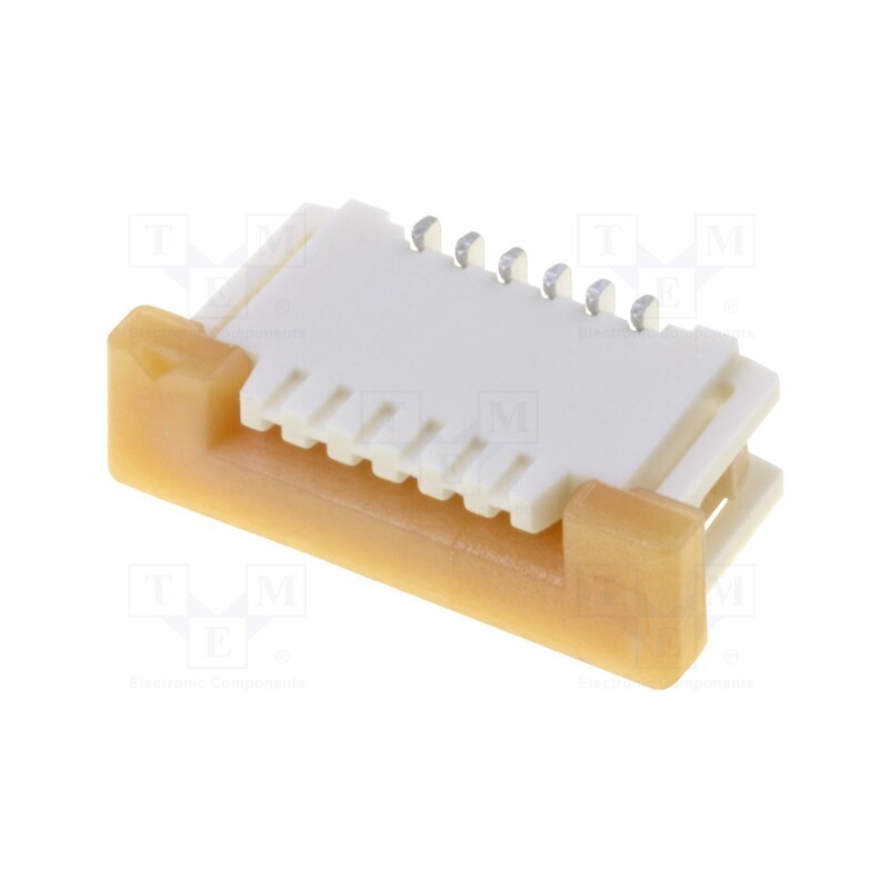 10 pcs : 526100633 - Connector: FFC/FPC, vertical, PIN: 6, ZIF, SMT, Easy-On, 125V, 1A