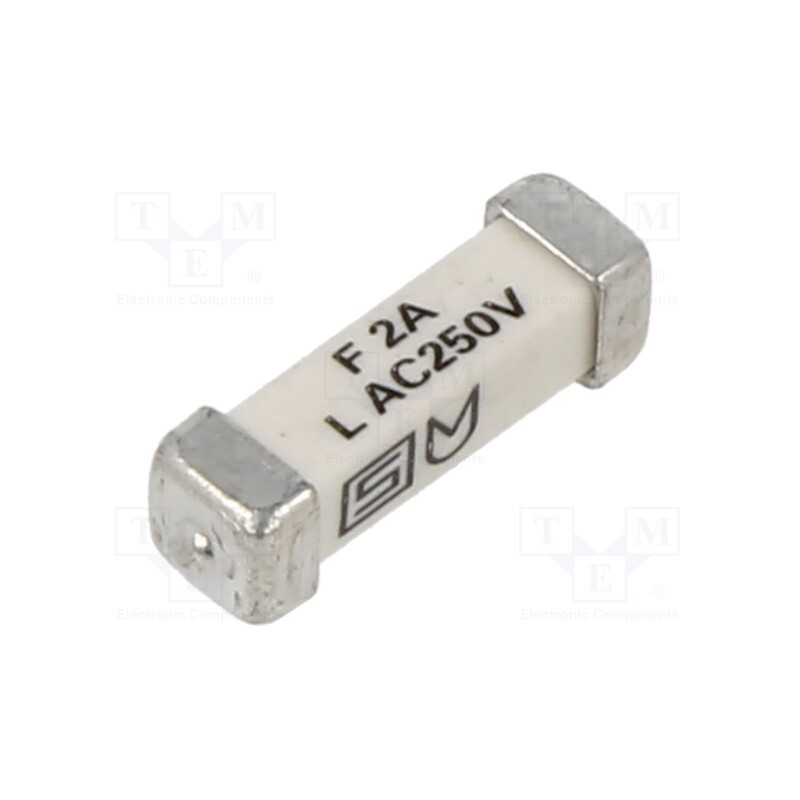 10 pcs : 3405.0169.11 - Fuse: fuse, quick blow, 2A, 250VAC, 125VDC, SMD, ceramic, 3x10.1mm