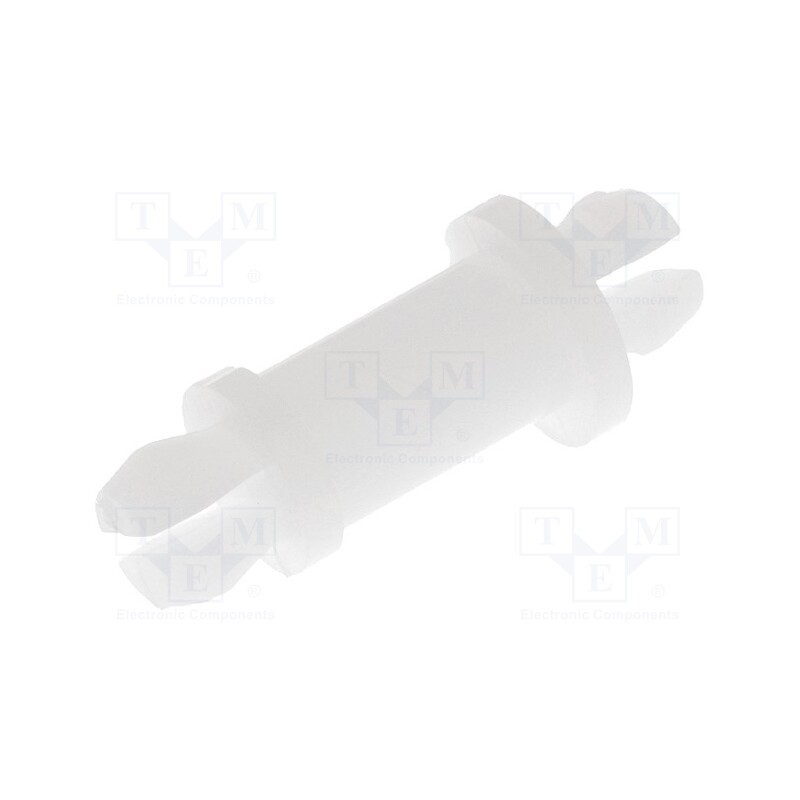 50 pcs : MSPS-6-01 - PCB distance, polyamide, L: 9.5mm, push-in,snap fastener, natural