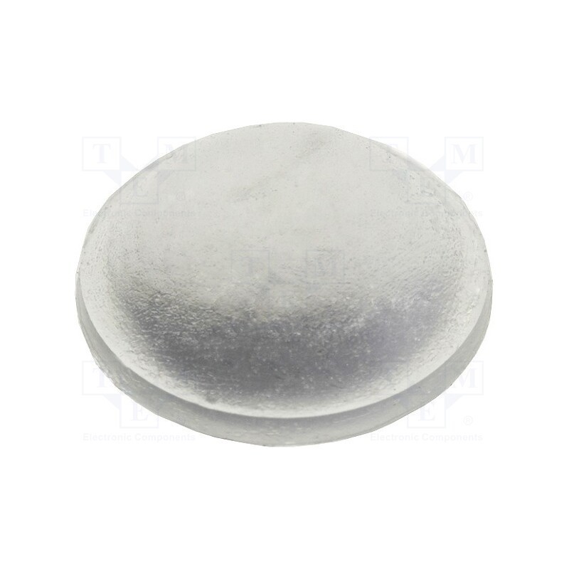 50 pcs : RBS-12 - Self-adhesive foot, H: 3.8mm, transparent, polyurethane