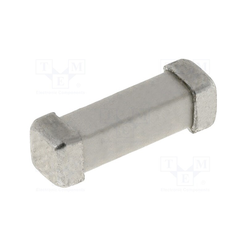 10 pcs : 3403.0155.11 - Fuse: fuse, time-lag, 80mA, 250VAC, 125VDC, SMD, ceramic, copper