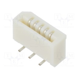50 pcs : 528080571 - Connector: FFC/FPC, Easy-On, PIN: 5, SMT, vertical, Plating: tinned