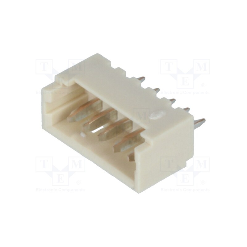 20 pcs : 530470510 - Socket, wire-board, male, PicoBlade™, 1.25mm, PIN: 5, THT, 1A, tinned