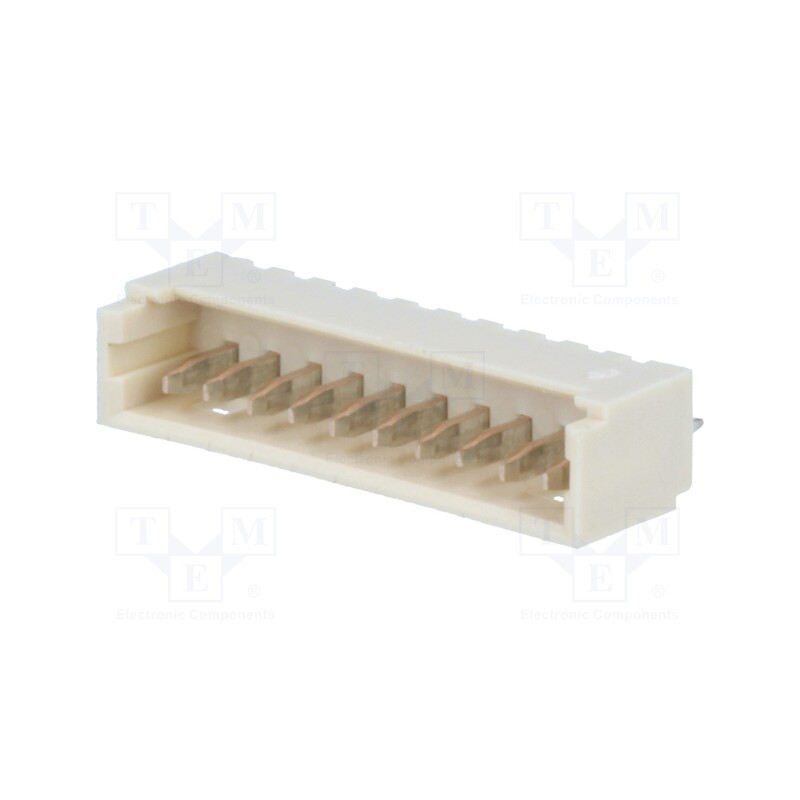 10 pcs : 530471010 - Socket, wire-board, male, PicoBlade™, 1.25mm, PIN: 10, THT, 1A, 125V