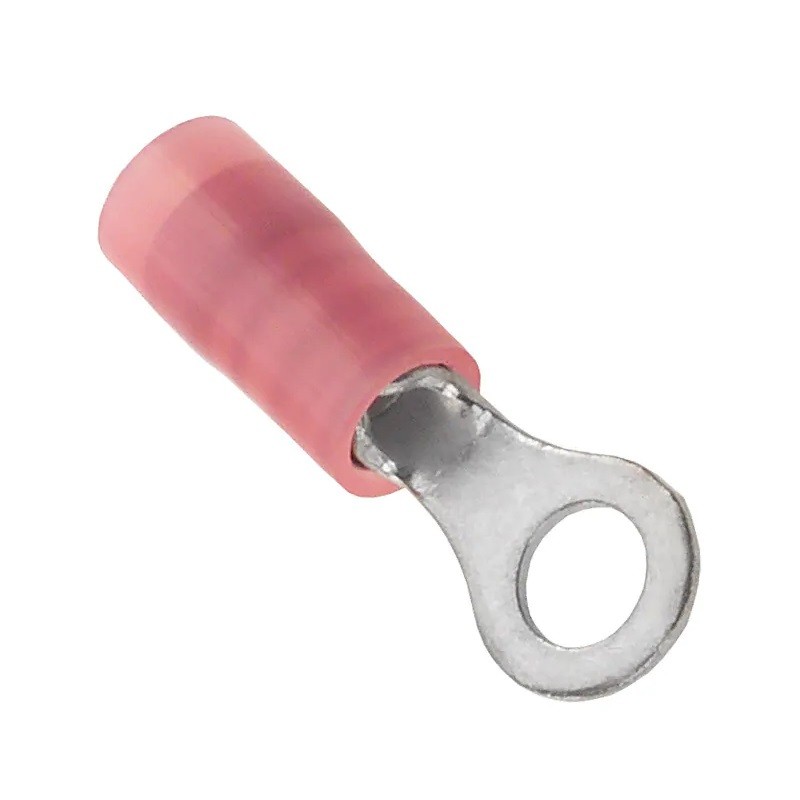 20 pcs - Molex, 19073 Insulated Crimp Ring Terminal, 5-6 (M3-3.5) Stud Size