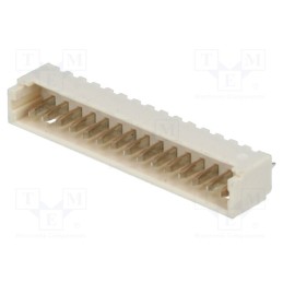 10 pcs : 530471510 - Socket, wire-board, male, PicoBlade™, 1.25mm, PIN: 15, THT, 1A, 125V